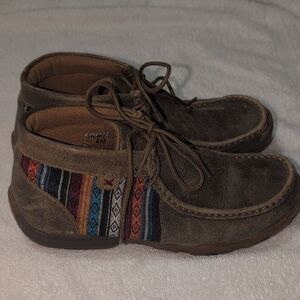 Twisted X Women's Chukka Boots with Multicolor Pattern
